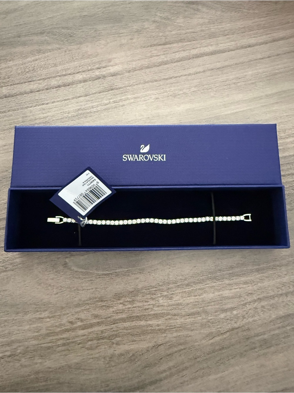Swarovski Tennis Deluxe Round Crystal Bracelet 5409771 NWT